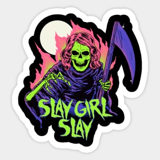 Girl Reaper Sticker